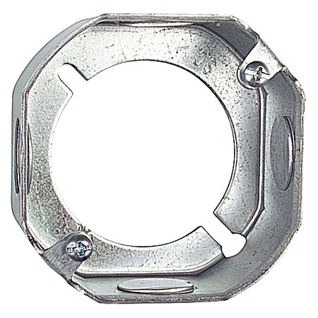 Abb Electrical Box Extension, 11.8 cu. in., Octagon, Steel 2515112-25R